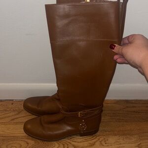 Michael Kors Tan Over the Knee Boots